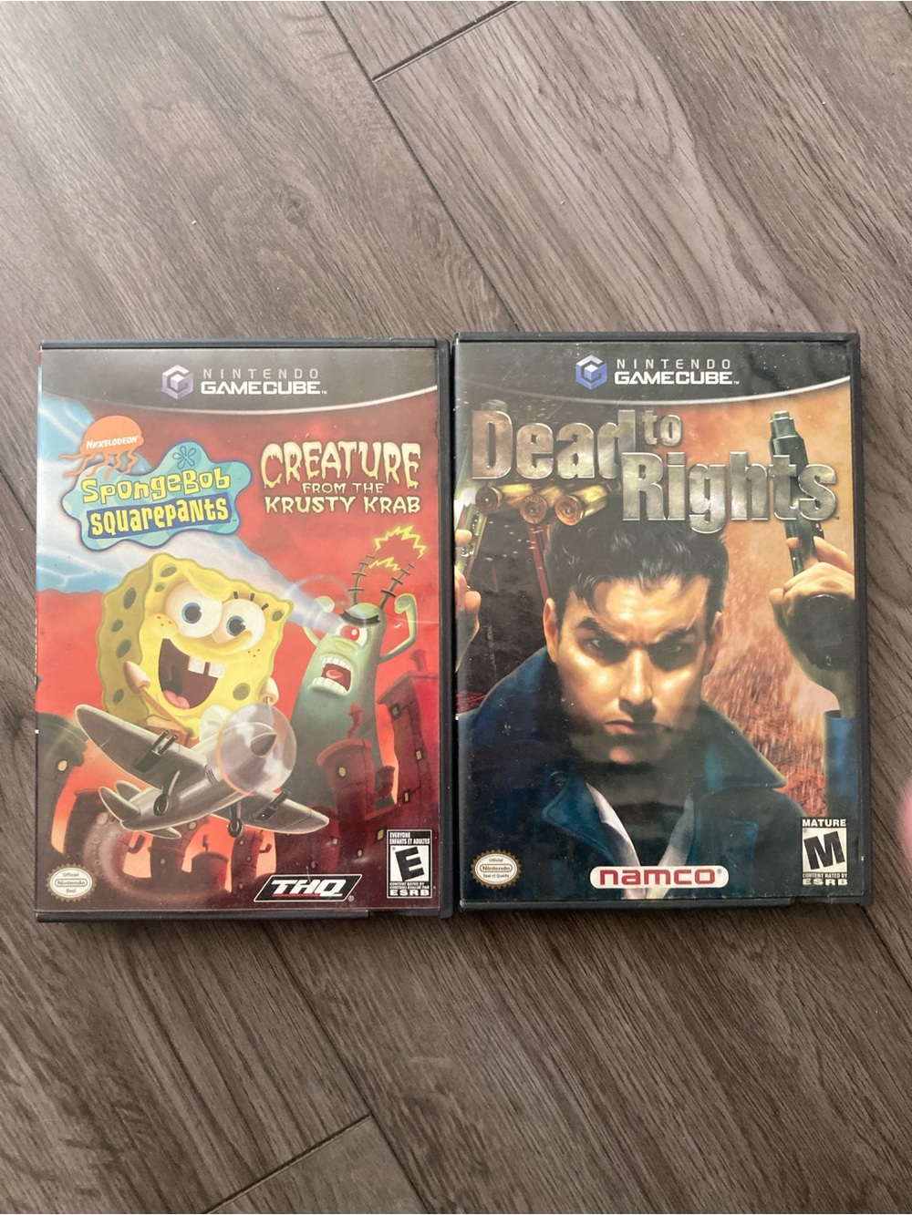 GameCube SpongeBob Squarepants Creature from the Krusty Krab & Dead Rights